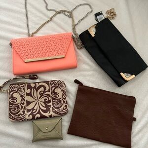 Lot of 5 Purses/Bags/Pouches